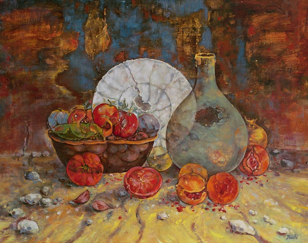 BODEGON 2 Oil Canvas Still Life Paintings