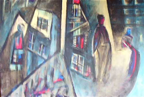 Le quartier latin Acrylic