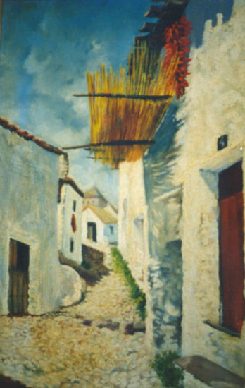 ALBAICÍN II Óleo Tabla Paisaje