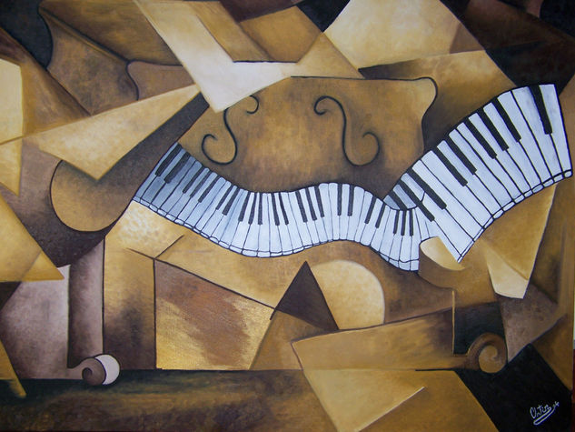 EL PIANO Oil Canvas Landscaping