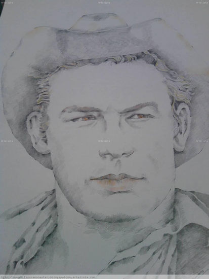 retrato a lápiz de james dean Pencil