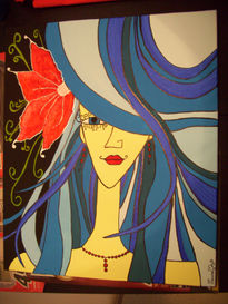 La chica azul