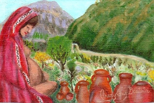 madre nativa II Oil Canvas Landscaping