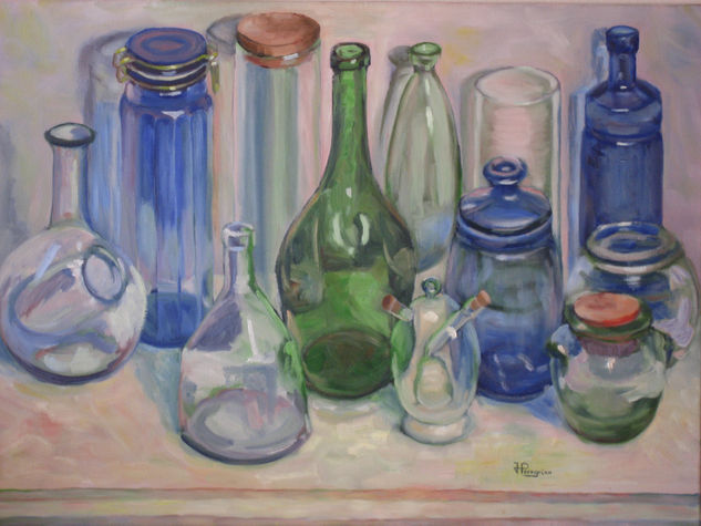 vidrios Oil Canvas Still Life Paintings