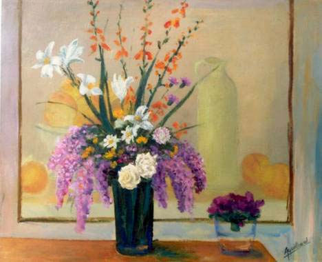 flores silvestres Oil Canvas