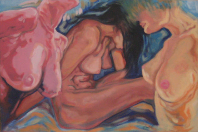 Entre-tanto Acrylic Canvas Nude Paintings