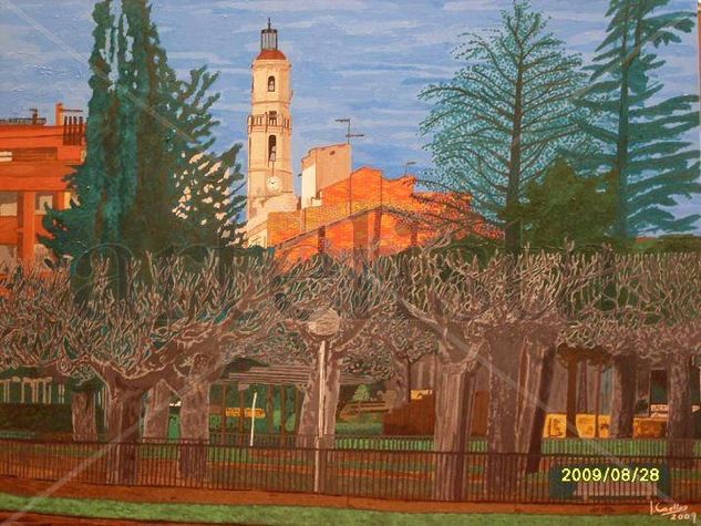 Les Borges Acrylic Canvas Landscaping