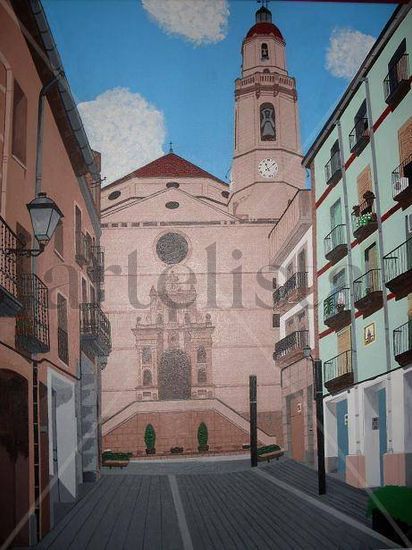 Iglesia Oil Canvas Landscaping