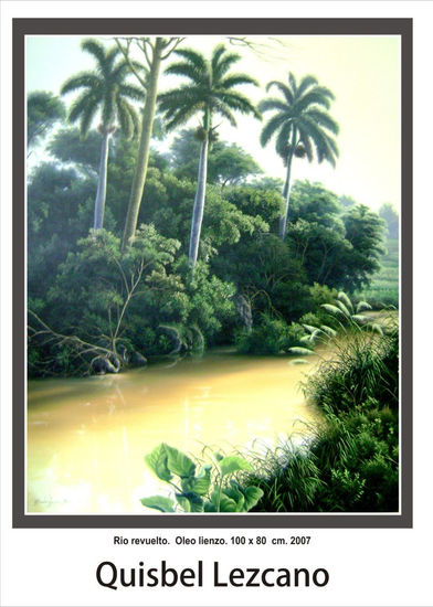 Rio revuelto Oil Canvas Landscaping