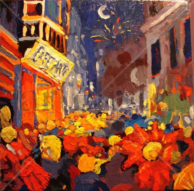 CARNAVAL. (Calllejón del tinte y el Cafe del Arte en Carnval)