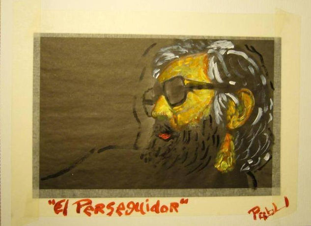 El perseguidor Acrylic Card Portrait