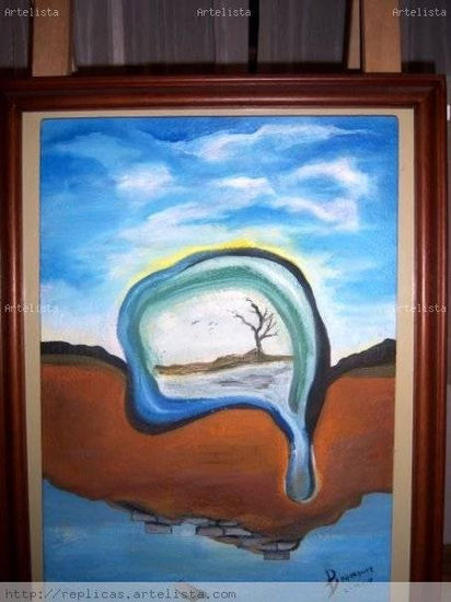 La pared de cielo Oil Canvas Others