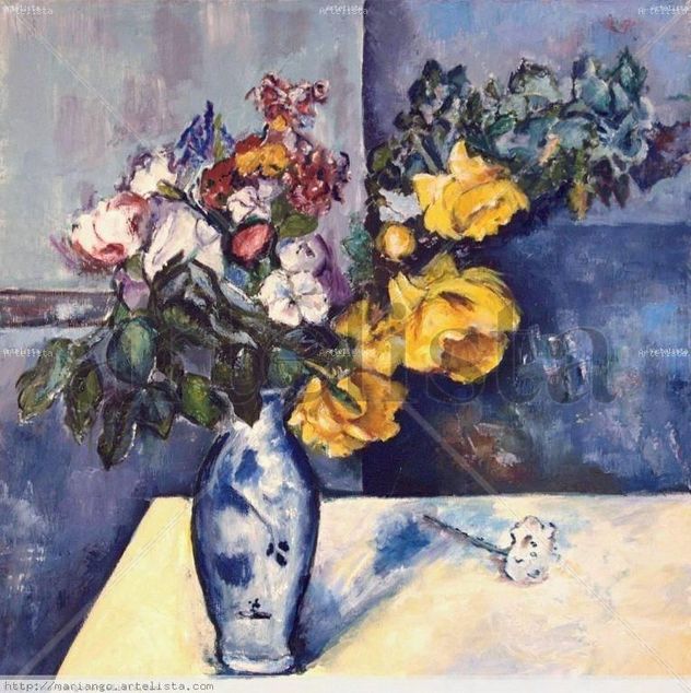 Jarrón con flores. Copiando a los grandes 2