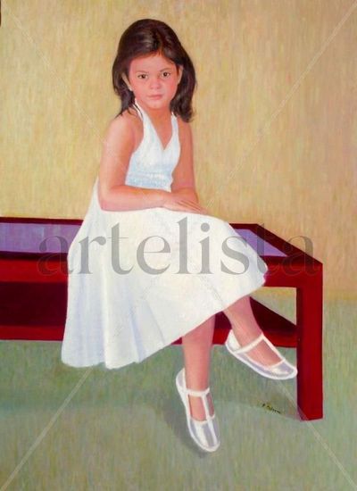 Vera Oil Canvas Figure Painting