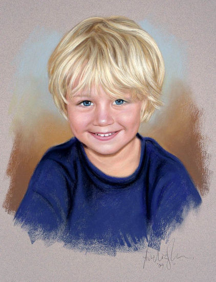 Hidde Pastel Paper Portrait