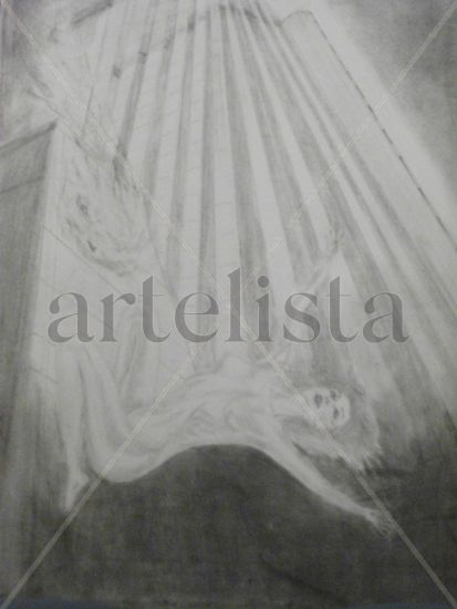 FUEGO EN RASCACIELOS Pencil (Black) Paper Others