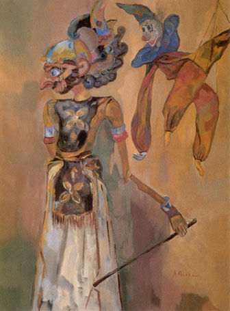 MARIONETAS Oil Canvas