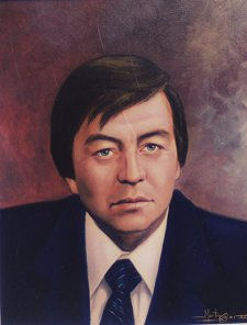 Lic. Tulio Hernández Gómez Oil Canvas Portrait