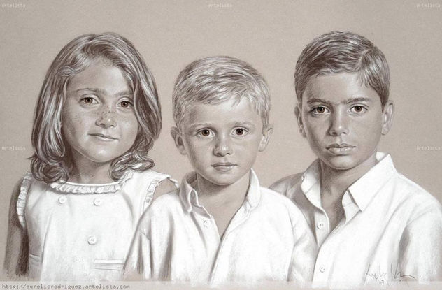 Esperanza, Vicente y  Andrés