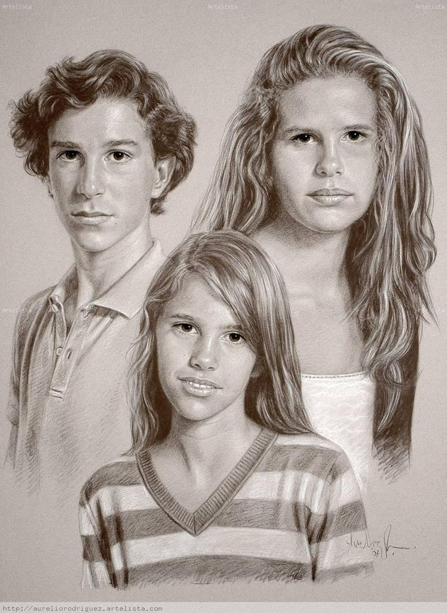 Álvaro, Patricia y Marta