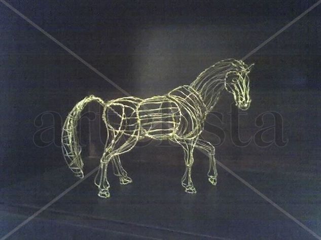 Caballo en alambre Metal Mixed