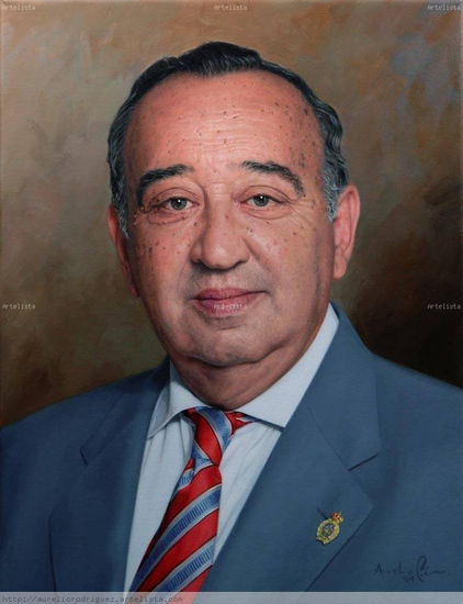 Angel  Martínez Villén Óleo Lienzo Retrato