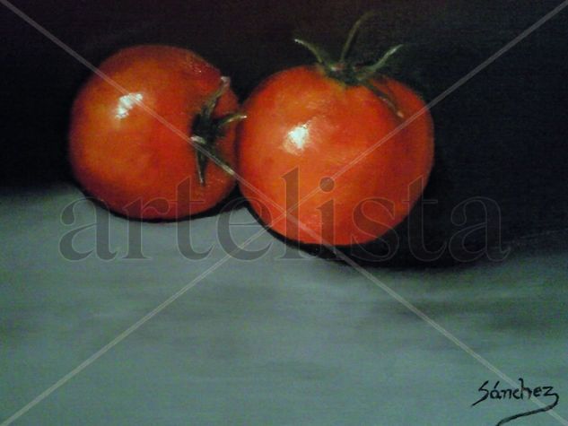 Mis Tomates (Vendido) Oil Canvas Still Life Paintings