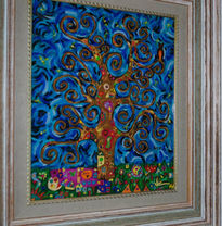 Arbol azul...