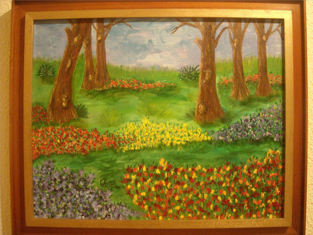 Paisaje flores