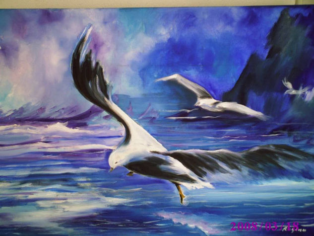 gaviotas Oil Canvas Landscaping