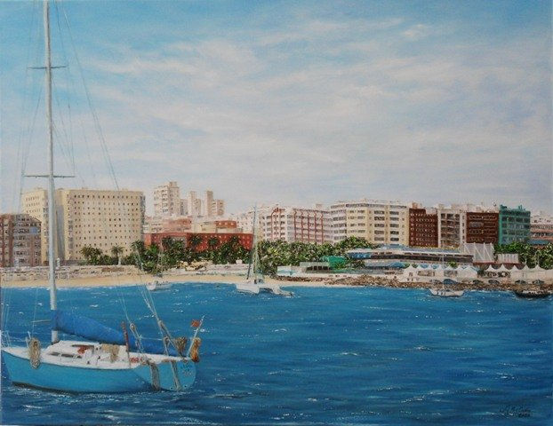 Las Palmas de Gran Canaria 1 Oil Canvas Landscaping