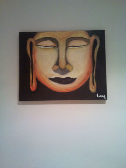 budha 1 Acrylic Canvas Figure Painting