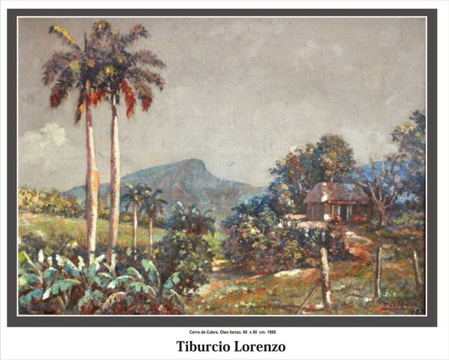 Cerro de Cabras Oil Canvas Landscaping