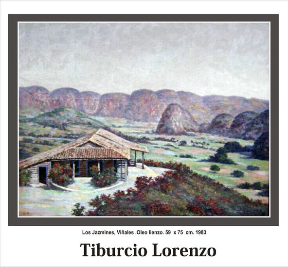 Los Jasmines, Viñales Oil Canvas Landscaping