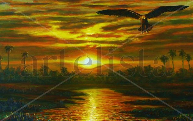 ATARDESER Oil Canvas Landscaping