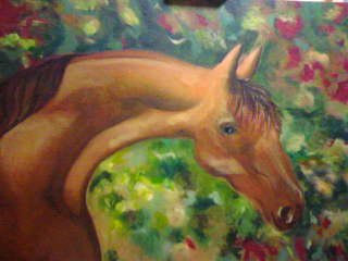 caballo Oil Canvas Animals