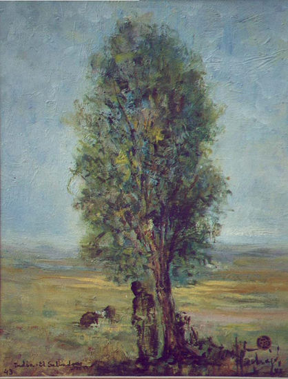 ARBOL Óleo Lienzo Paisaje