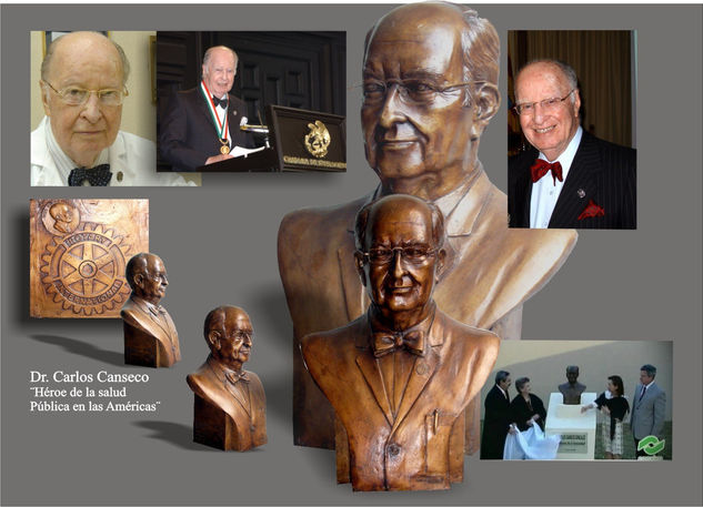 Dr. Carlos Canseco Bronce Figurativa