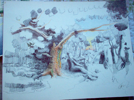 Arbol y dama