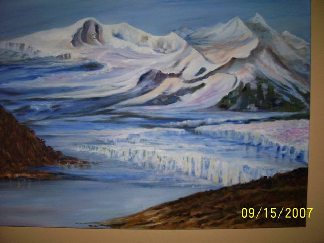 Calafate 1 Oil Canvas Landscaping