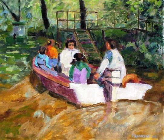 Familia Isleña Oil Canvas