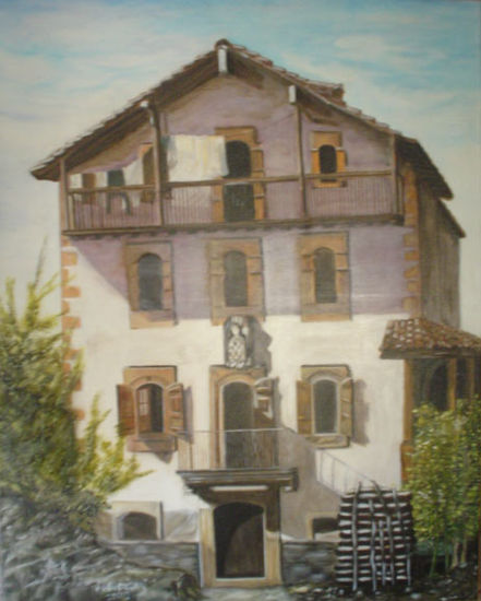 casa de navarra Óleo Lienzo