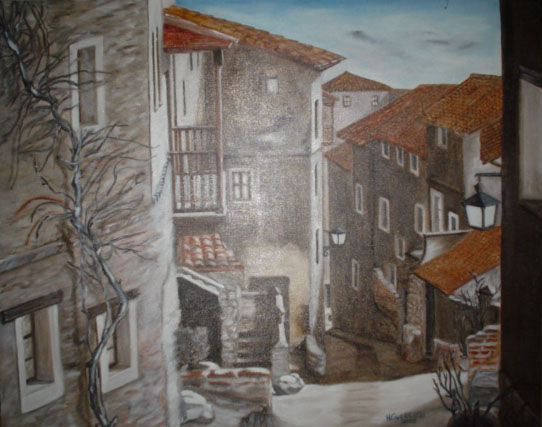 albarracin Oil Canvas