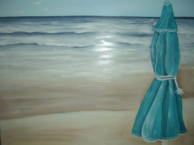 pinamar II Acrylic Canvas Marine Painting