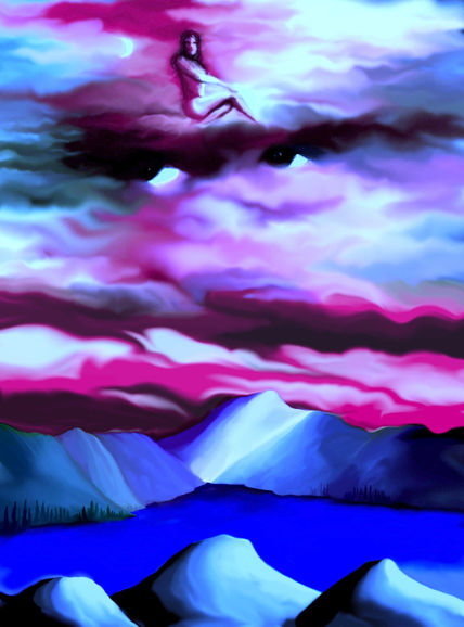 En las nubes