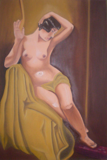 Desnudo 2 Principios Siglo XX Oil Canvas Nude Paintings