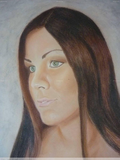 RETRATO 2 TRIZAN. Pastel Paper Portrait