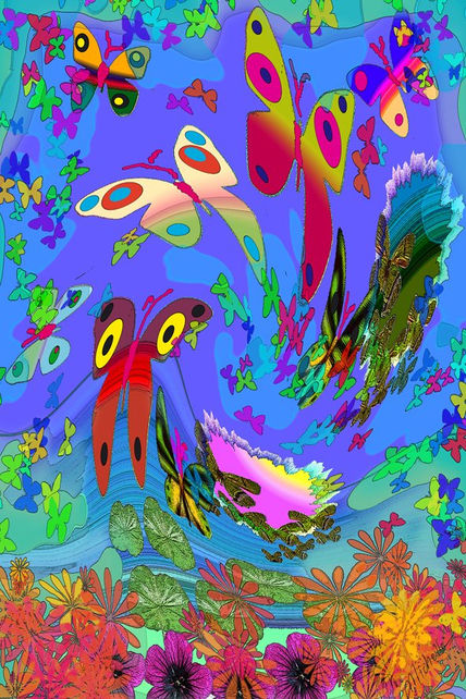 Alegres mariposas