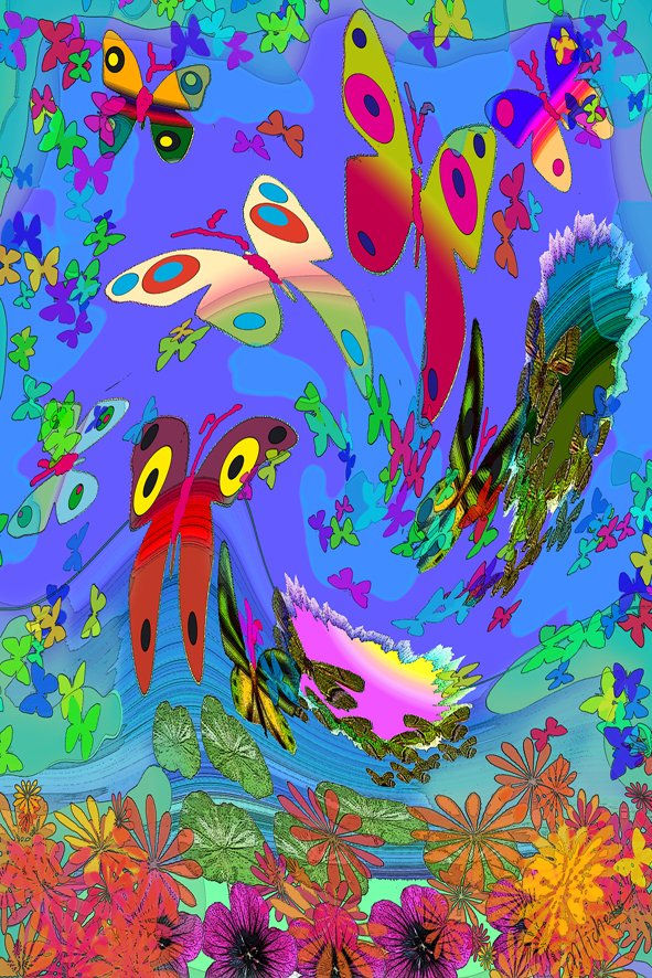 Alegres mariposas