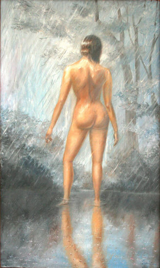 desnudo bajo el agua Oil Canvas Nude Paintings